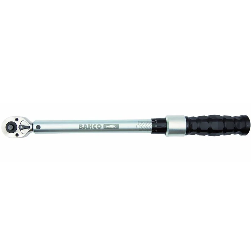 Bahco 7445-100 Mechanical Torque Wrench, Silver/Black, 2/8-Inch, 20-100 nm