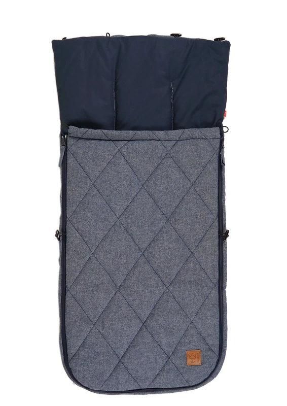 Kaiser Summer Footmuff, Nikko Melange, Navy