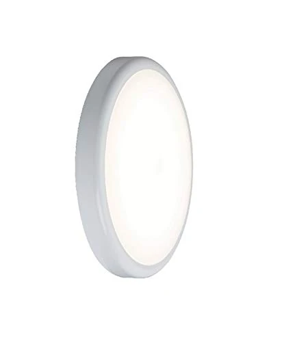 Knightsbridge 230V IP44 9W Emergency Trade LED Flush 6000K (256mm)