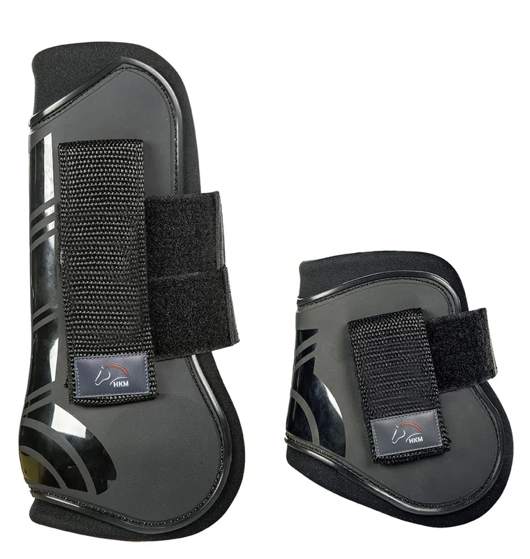 HKM 91996491.0621 Jumping Gaiters And Fetlocks Set of 4 Baby Blue White/Black