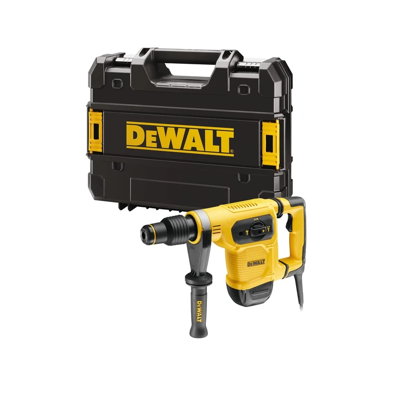 DEWALT D25481K-QS 45 mm SDS-max Powerful Drill/Combination Hammer (with 6.1 J Impact Energy for Various Drilling Applications and Chisel Works, 1 x Hammer 1.050 W) Black