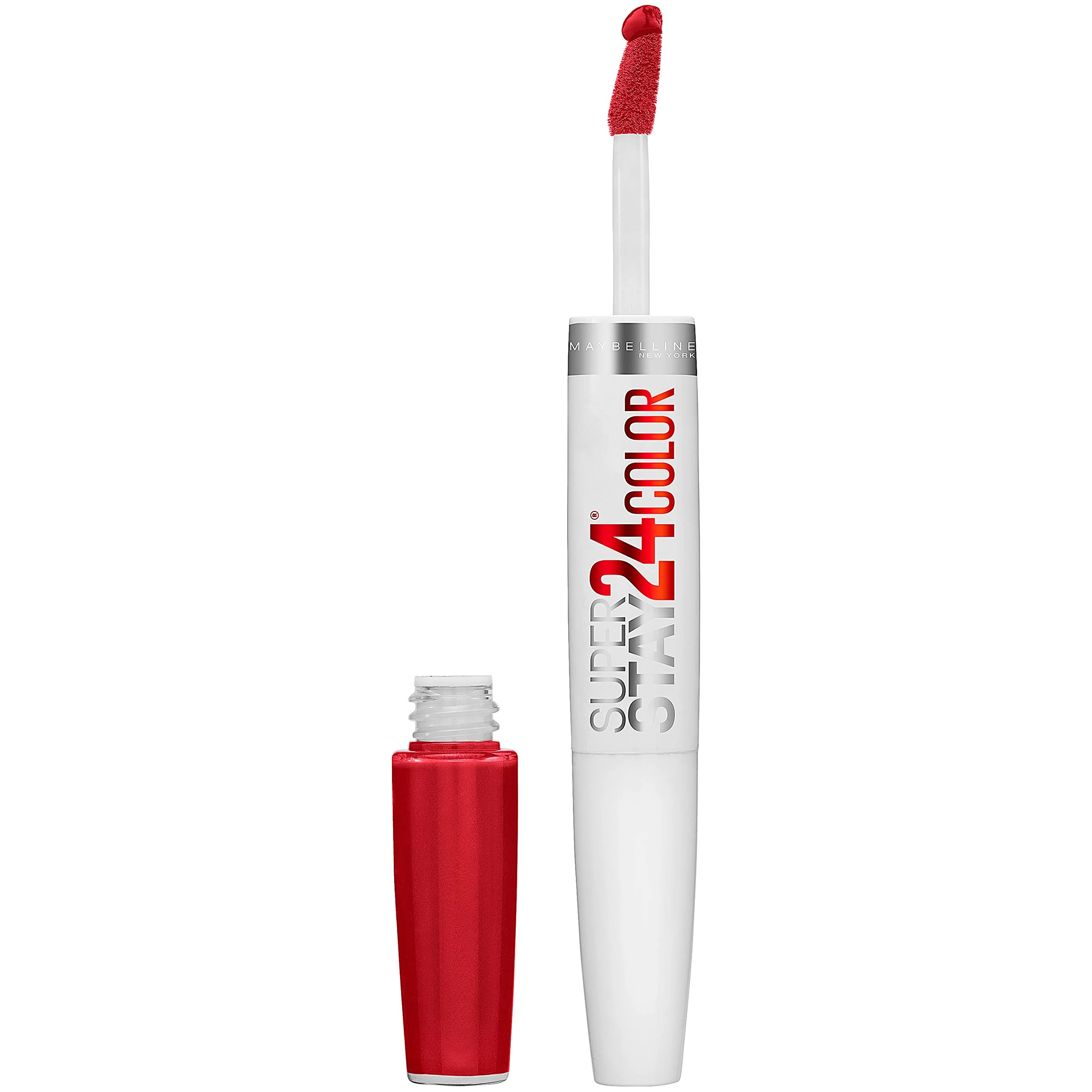 Maybelline New York SuperStay 24 2-Step Liquid Lipstick Makeup, Eternal Cherry, 1 kit