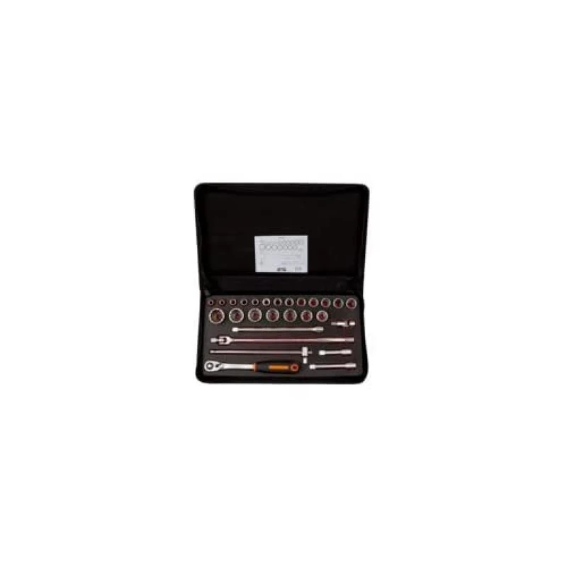 1/2 Socket Set 27 PCS - Unid: 1
