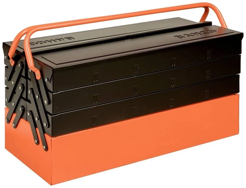 Metallic Box-7 Trays BLK-Orang - Unid: 1
