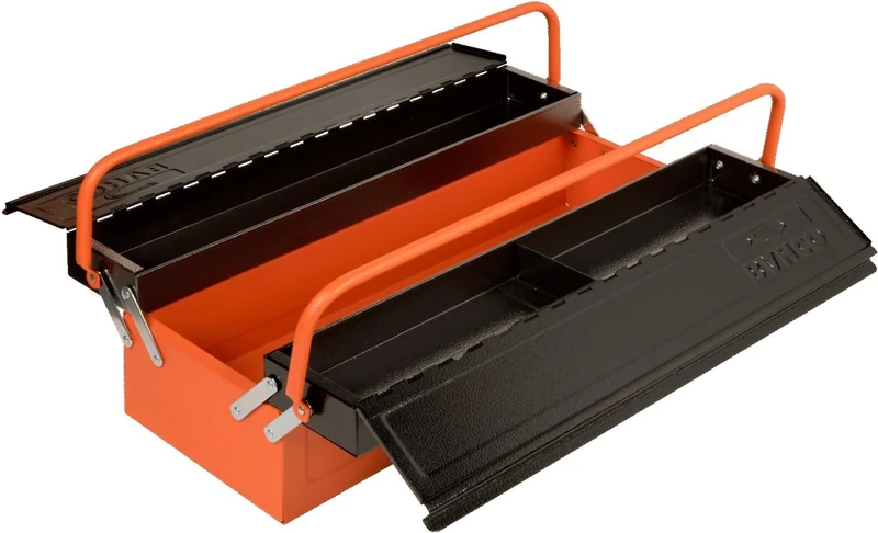 Metallic Box-3 Trays BLK-Orang - Unid: 1