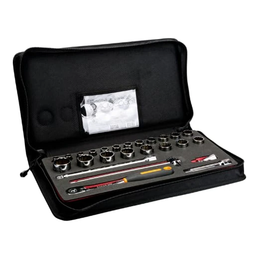 1/2 Socket Set 25 PCS - Unid: 1