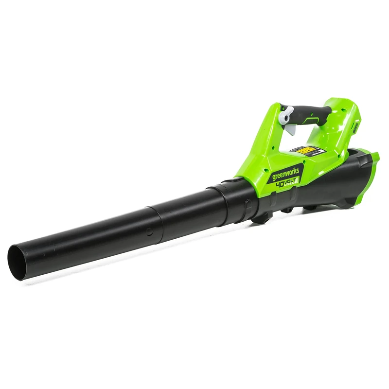 Greenworks 40V Cordless Leaf Blower with Cruise Control, Lightweight Axial Leaf Blower 177km/h 11.05m3/min, 2Ah Battery & Charger, Electric Leaf Blower Cordless Garden Blower, 3 Year Guarantee G40ABK2