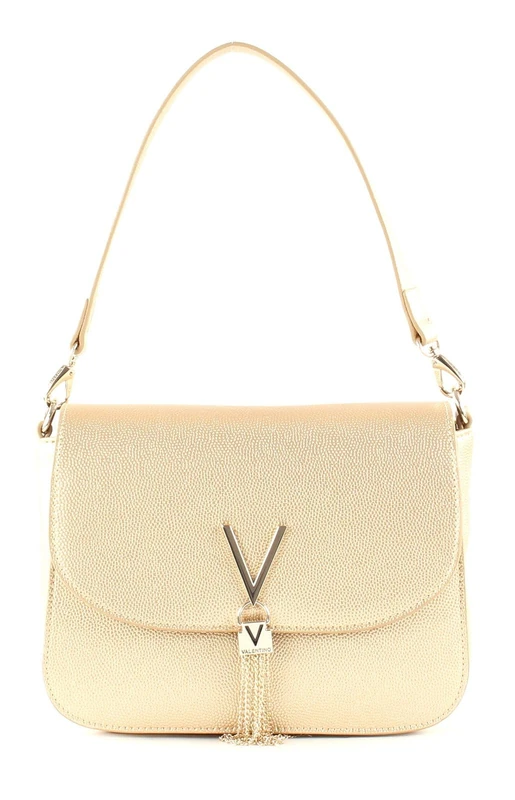 Valentino by Mario Valentino Womens Divina Satchel Gold (Oro)