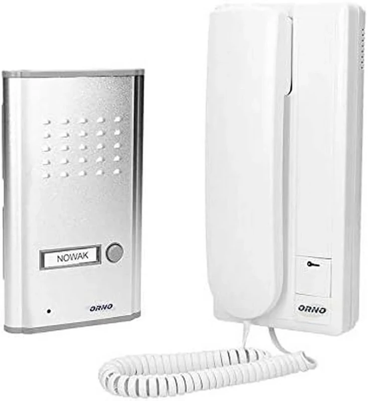ORNO OR-DOM-RL-901 Intercom System Single Family House, Flush Mounting 2-wire, 230V AC