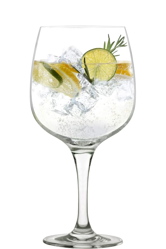 St鰈zle Lausitz Spanish Gin & Tonic Cocktail Glasses - 755ml (26.5oz) Pack of 6 Balloon Glasses. Lead Crystal