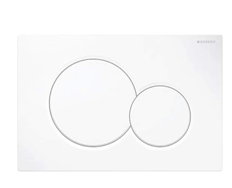 Geberit 115.770.11.5 Series Plate White for Recessed Cistern Sigma 01