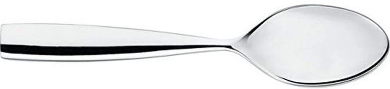Alessi MW03/8 Dressed coffee spoon in 18/10 stainless steel mirror polished with relief decoration, Set of 6