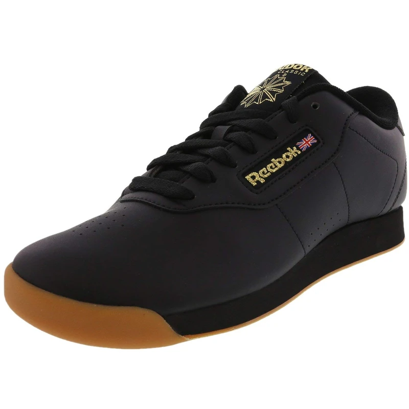 Reebok Women's Princess Running Shoe, Black/Gum, 9.5 UK