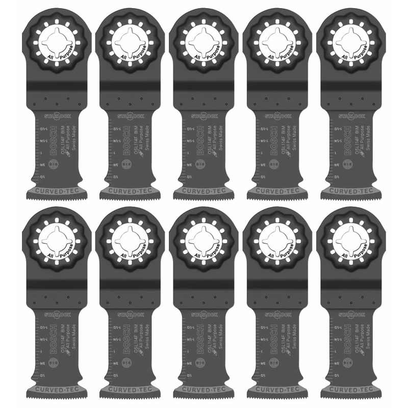 Bosch OSL114F-10 1-1/4 In. Starlock Oscillating Multi-Tool Blade
