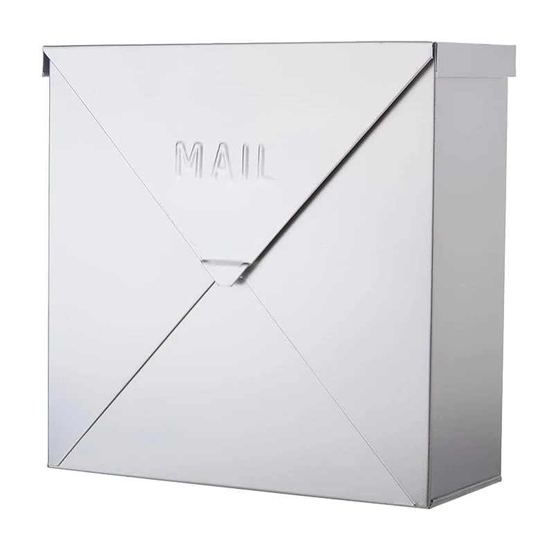 NACH MB-6300SLV Chicago Mailbox, Silver, 10" x 10" x 4"