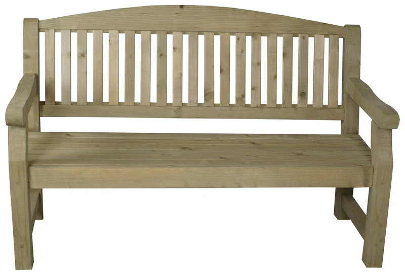 Forest Garden Forest Harvington Bench 5ft, Pressure Treated
