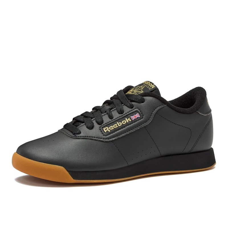 Reebok Women's Princess Sneaker, Black/Gum, 7.5 UK