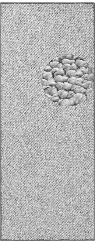 BT Carpet Wolly Runner - Living Room Rug Flat Weave Short Pile Wool Look Wool Skandi Look Dining Room Living Room Children's Room Bedroom - Cream, 80 x 300 cm - Image 1