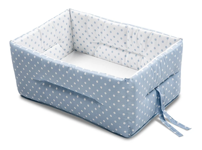 Italbaby Bebe Dotted Cot Reducer, Light Blue, Multi-Color, One Size - Image 1