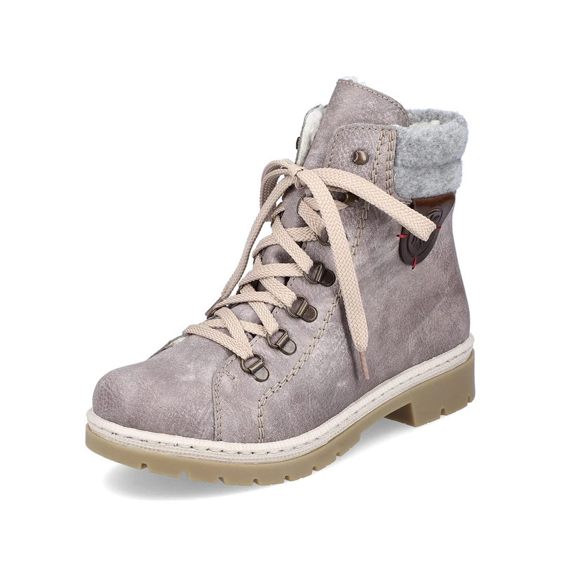 Rieker Y9430, Women’s Ankle Boots, Grey (Asche/Fog/Kastanie 43), 3.5 UK (36 EU)