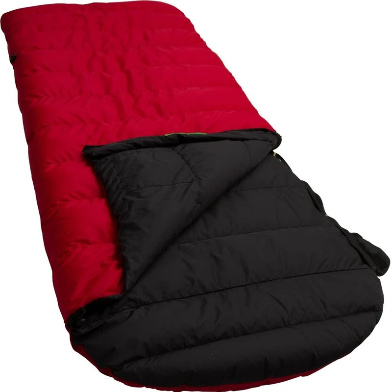 LOWLAND OUTDOOR Ranger Comfort Down Sleeping Bag 230 x 80 cm Red