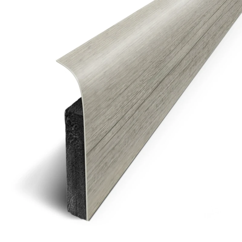 3M Pack of 5 Adhesive Skirting Boards, 120 x 70 cm, Grey, D180502D