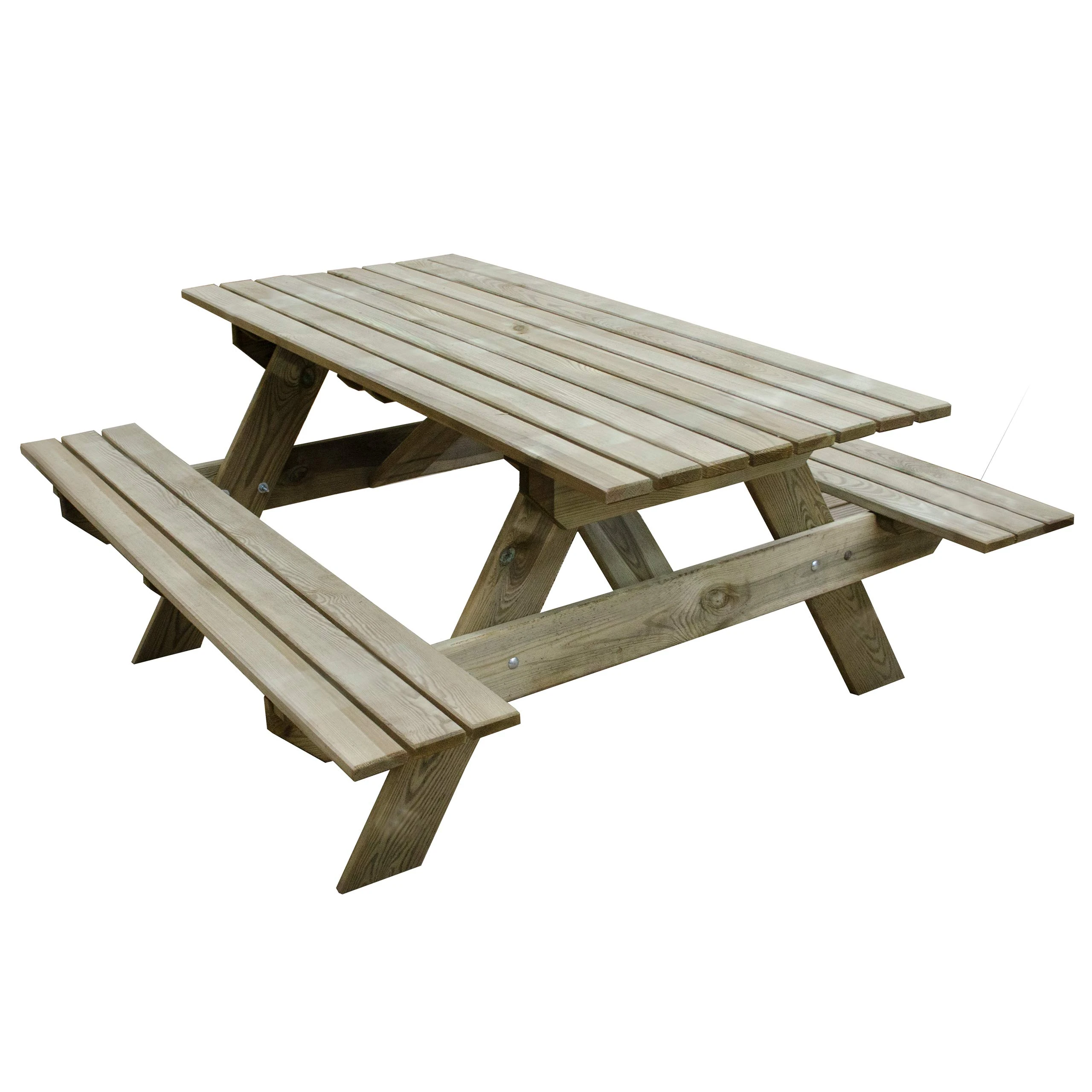 Forest Garden Forest Rectangular Picnic Table, Pressure Treated, Small