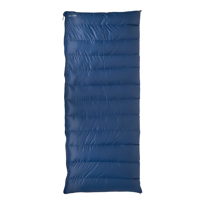 Lowland Outdoor Companion NC 2 Down Sleeping Bag, Blue, 220 x 80 cm