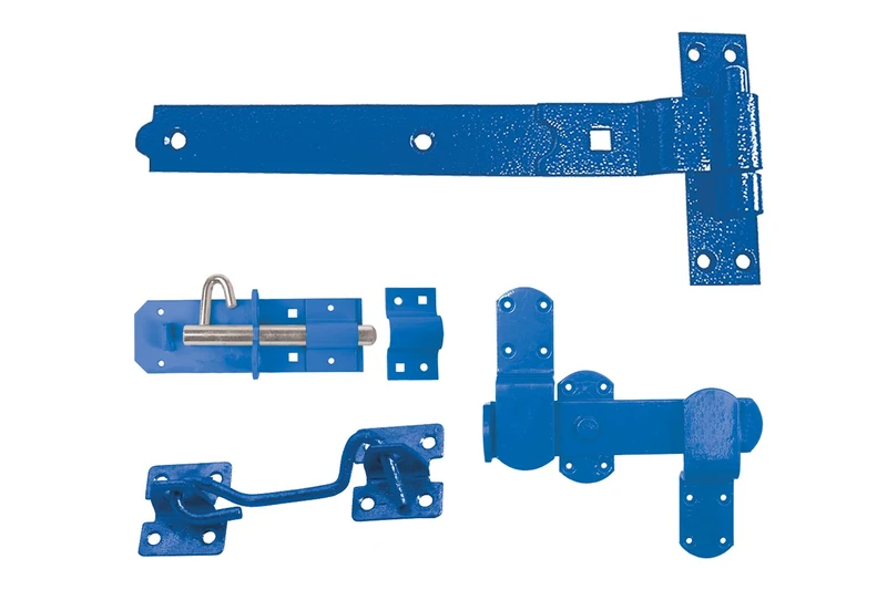 Perry Equestrian SPA130-0600BL 600 mm 24 inch Stable Pack a-prepacked with Fittings, Blue - Image 1