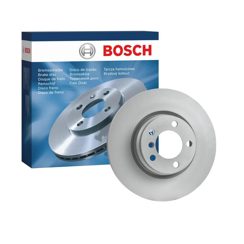 Bosch BD1693 Brake Disc - 330 mm Vented High-Carbon Disc - Front Axle - ECE-R90 Certified - Great Cooling and Noise Suppression, Advanced Corrosion protected - 1 Single Disc