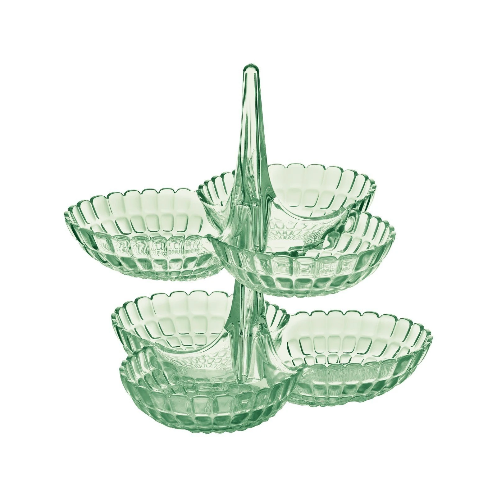 Guzzini, Set Of 2 Hors D'Oeuvres Dishes 'Tiffany', 27 x 25 x h25,5 cm