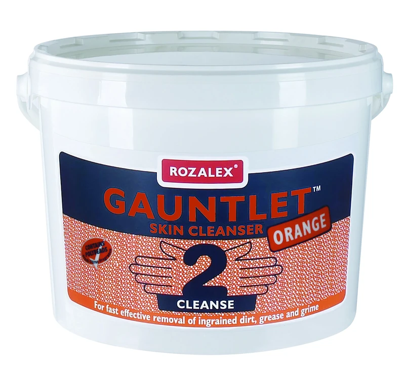 Rozalex Gauntlet Orange Solvent Based Heavy-Duty Hand Cleaner Tub 15 Litre