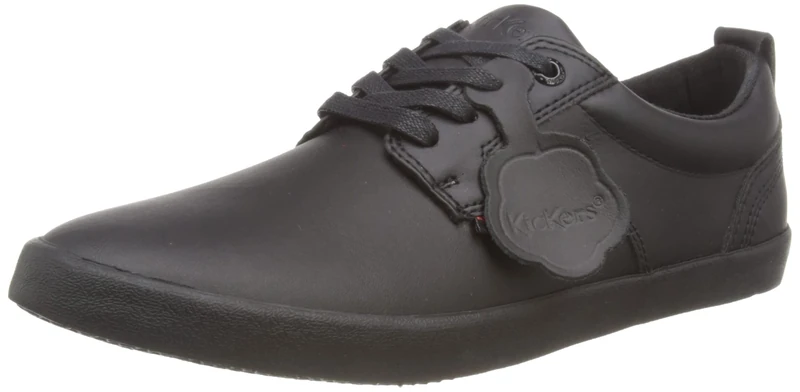 Kickers Men's Kariko Gibb Leather Shoes | Comfortable | Extra Durability, Black, 6.5 UK - Image 1