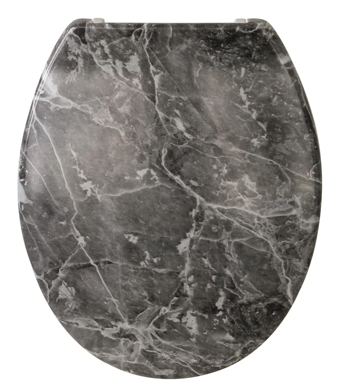 Sanitop-Wingenroth Toilet Seat with Marble Décor, 1 Piece, 40569 0