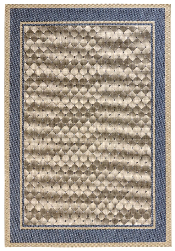 Hanse Home Classy Living Room Rug, Flat Weave, Robust Modern Design, Bedroom Rug for Dining Room, Living Room, Children's Room, Hallway, Bedroom, Kitchen - Blue, 120 x 170 cm