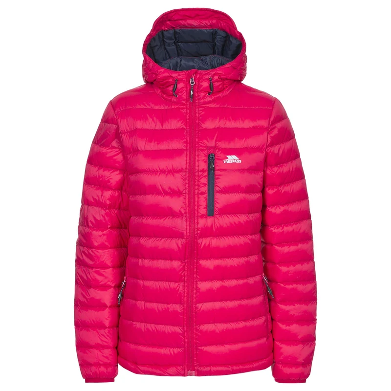 Trespass Womens Down Jacket Hooded Casual Coat Arabel