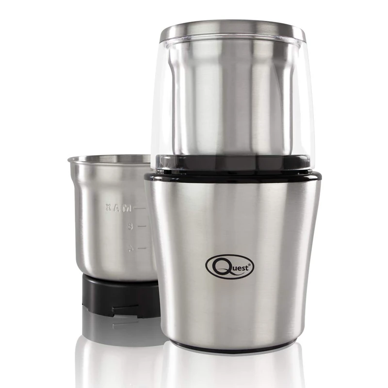 Quest Electric Coffee Grinder 200W, Wet & Dry Grinder with 80g Capacity