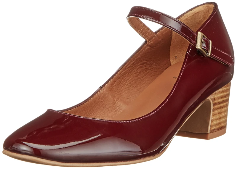 Hudson London Women's Jenna Mary Jane, Purple (Bordo), 5 UK