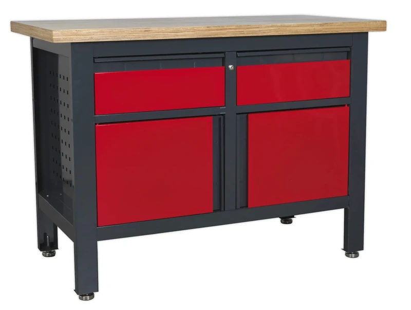 Sealey Ap1372A Workstation With 2 Drawers & 2 Cupboards