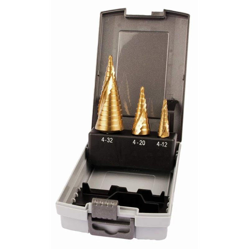 Makita D-41872 3 Piece Step Drill Set