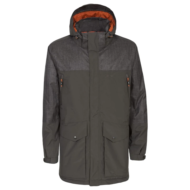 Trespass DLX Mens Waterproof Jacket with Hood Taped Seams - Image 1