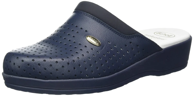 Scholl - Unisex - Clog Backguard -Medical Professional Clog - Navy Blue - 6.5