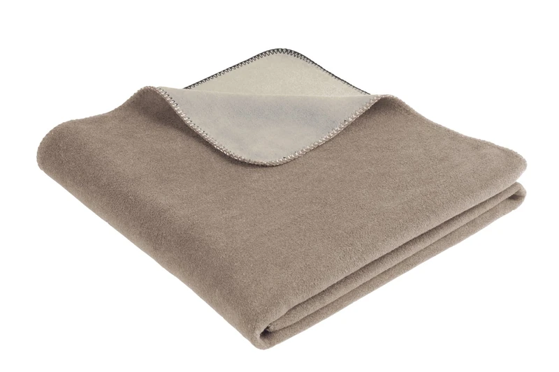 Biederlack Duo-Cotton Throw, Blend, Palisade/Feather, Single