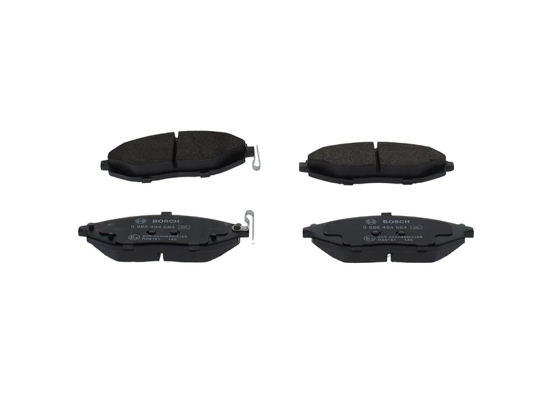 Bosch BP1679 - Brake Pads Car Front Axle - 1 Set of 4 Pads