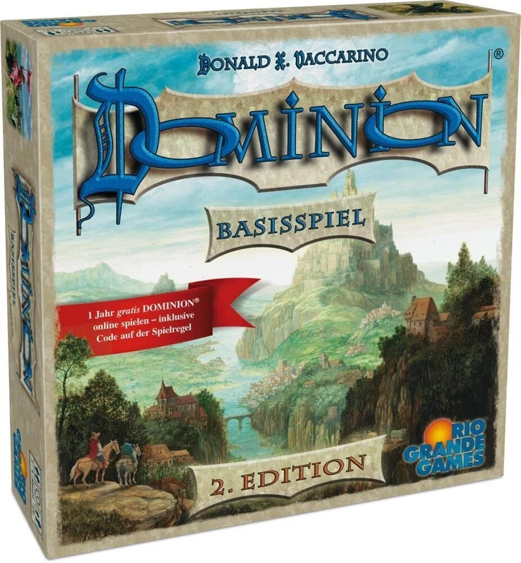 Rio Grande Games DOMINION® Base Game - Board Game for all the Family, Second Edition (German Language) 22501413