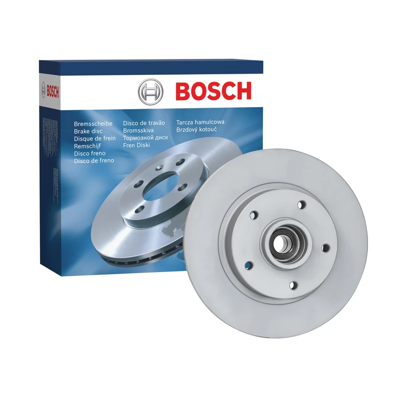 Bosch BD2226 Brake Disc - 260 mm Solid Discs - Rear Axle - ECE-R90 Certified - Long Service Life, Advanced Corrosion Protection - 1 Single Disc