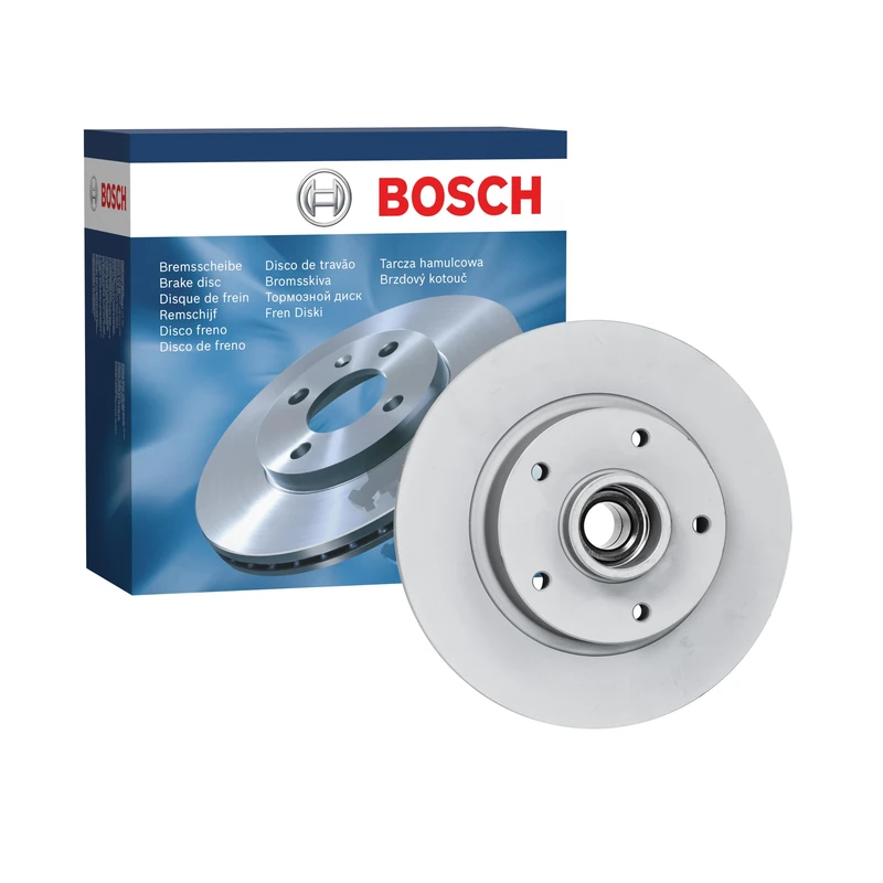 Bosch BD2227 Brake Disc - 260 mm Solid Discs - Rear Axle - ECE-R90 Certified - Long Service Life, Advanced Corrosion Protection - 1 Single Disc