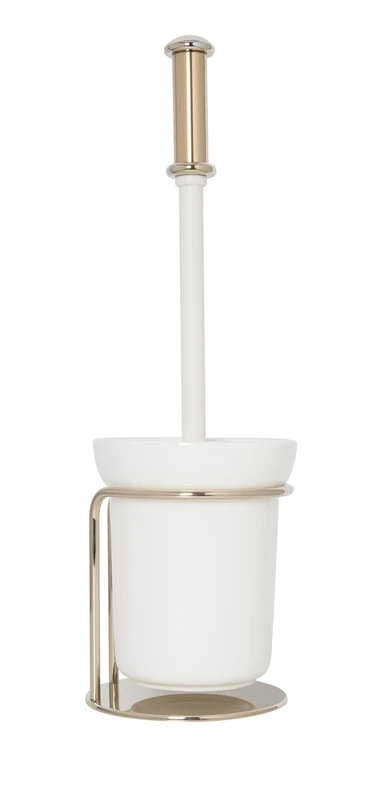 Croydex Flexi-Fix Grosvenor Antique Gold Freestanding Toilet Brush , QM702403