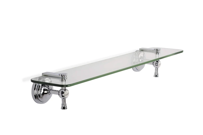 Croydex Flexi-Fix 1919 Easy to Fit Glass Shelf