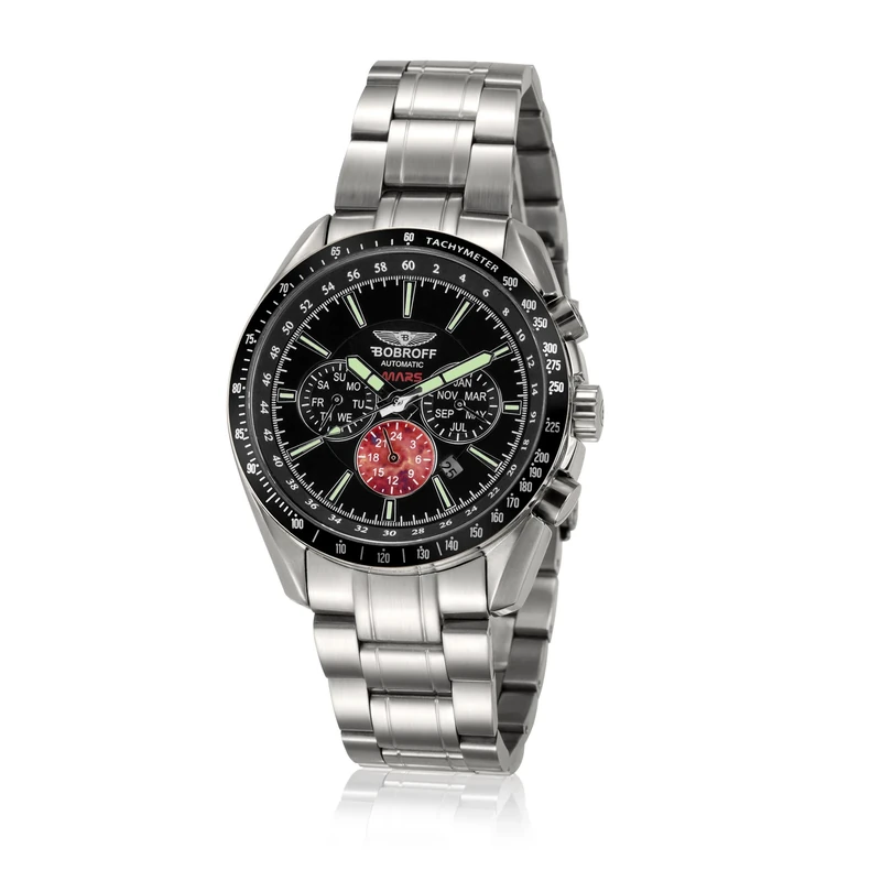 Bobroff Watch Men Clock bf0014 Black - Image 1